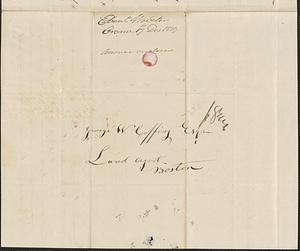 Ebenezer Webster to George Coffin, 17 December 1839