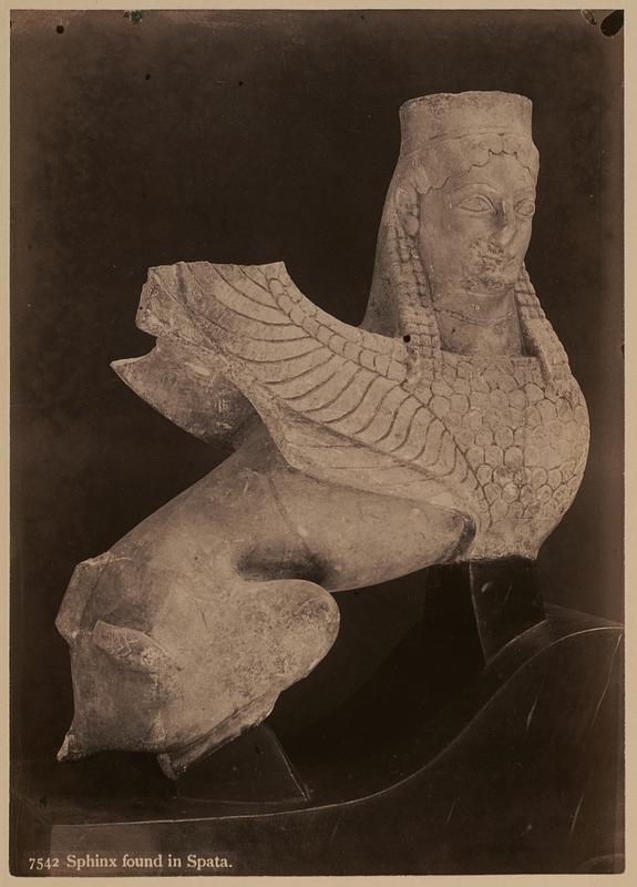 Sphinx found in Spata