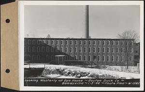 Looking westerly at dye house, Boston Duck Co., Bondsville, Palmer, Mass., Jan. 3, 1940