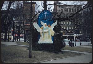 Christmas scene, Boston Common