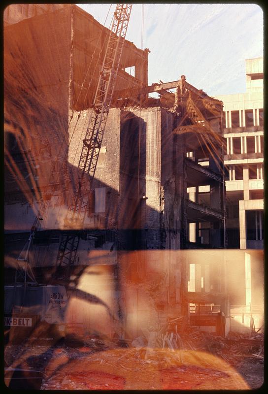 Building demolition, Boston