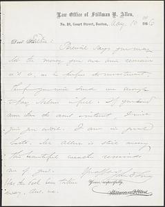 Letter from John D. Long to Zadoc Long, May 10, 1866