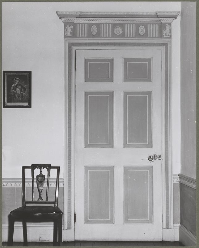 Boston, Harrison Gray Otis House (Lynde St.), interior, dining room, doorway
