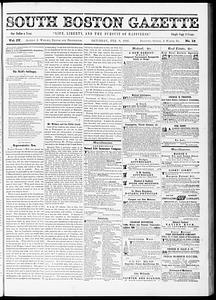 South Boston Gazette, February 09, 1850