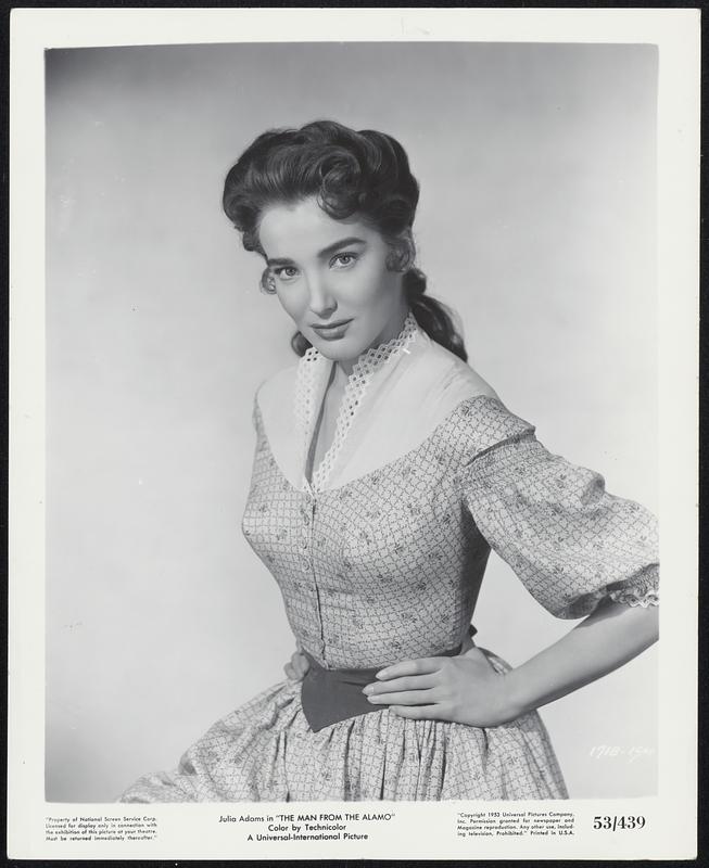 Julia Adams in "The Man From The Alamo"