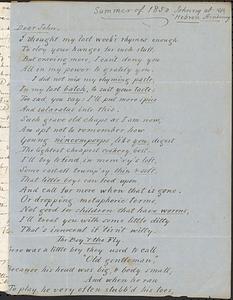 Letter from Zadoc Long to John D. Long, 1850