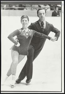 Judy Schwomeyer of Indianapolis and James Sladky of New York win pain dance in North American Championship.