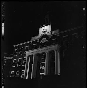 Building at night