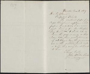 Grafton Correspondence, 1839