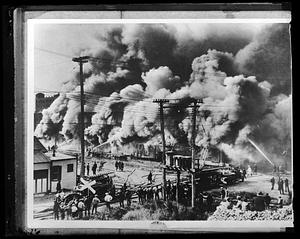 Baltimore waterfront fire