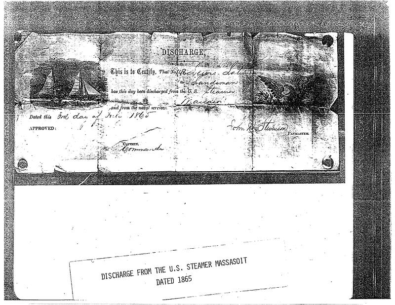 Discharge certificate