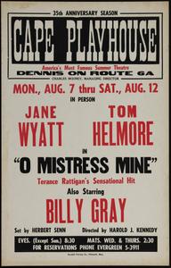 In person Jane Wyatt, Tom Helmore in "O Mistress Mine"