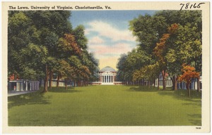 The lawn, University of Virginia, Charlottesville, Va.