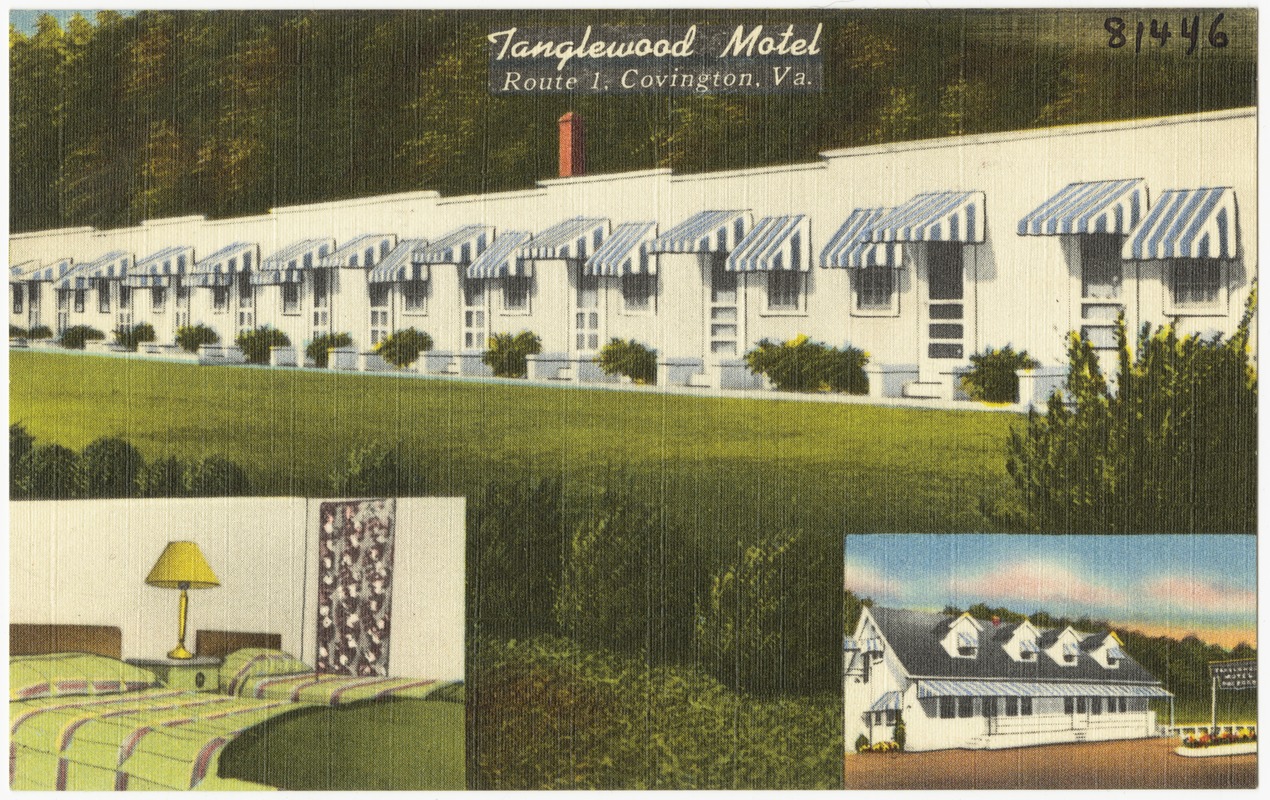 Tanglewood Motel, Route 1, Covington, Va.
