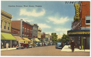 Carolina Avenue, west, Crewe, Virginia