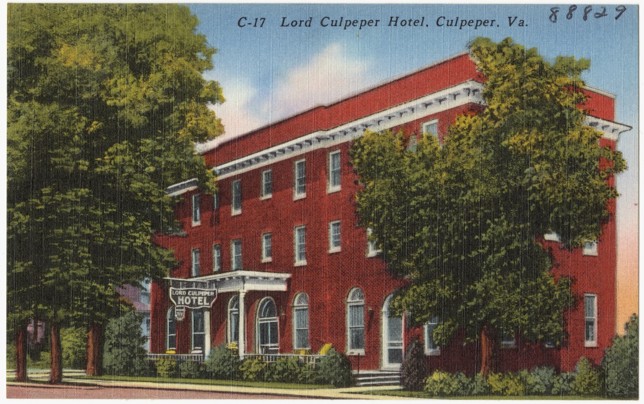 Lord Culpeper Hotel, Culpeper, Va.