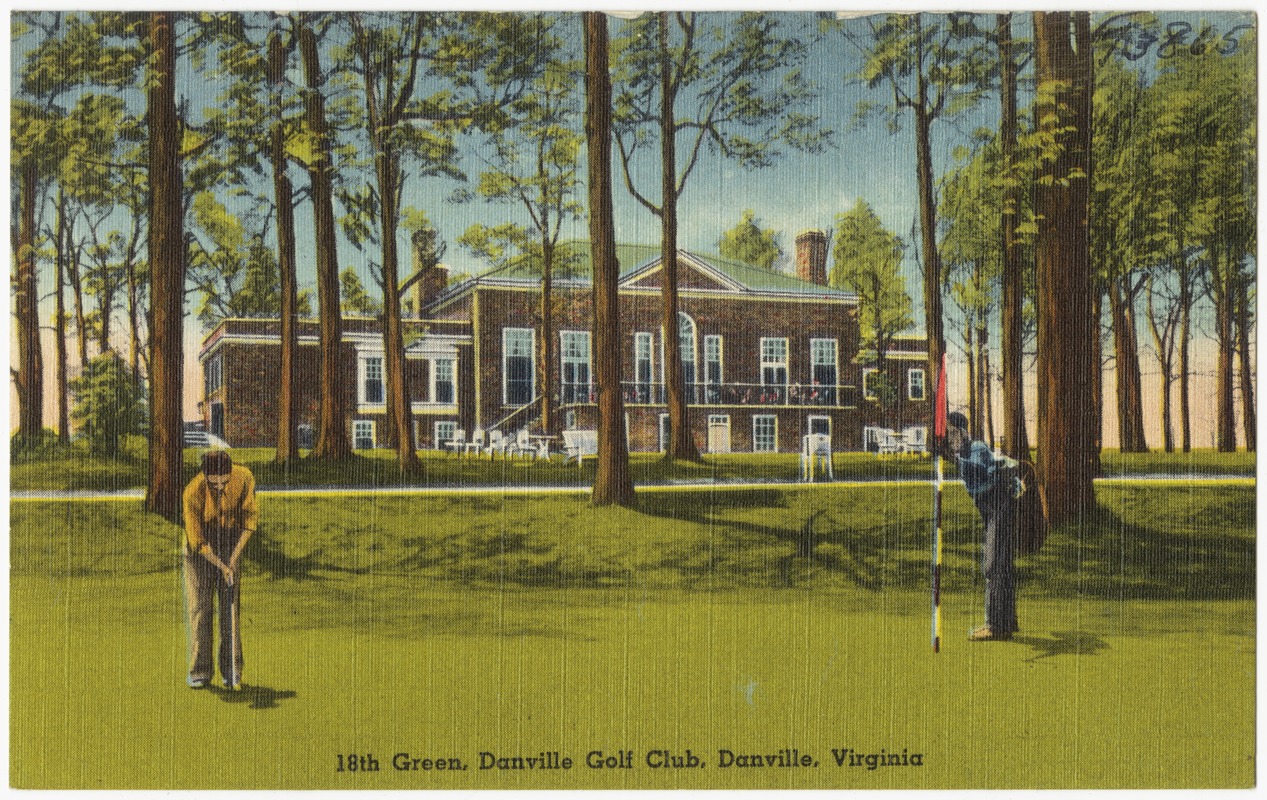 18th Green, Danville Golf Club, Danville, Virginia