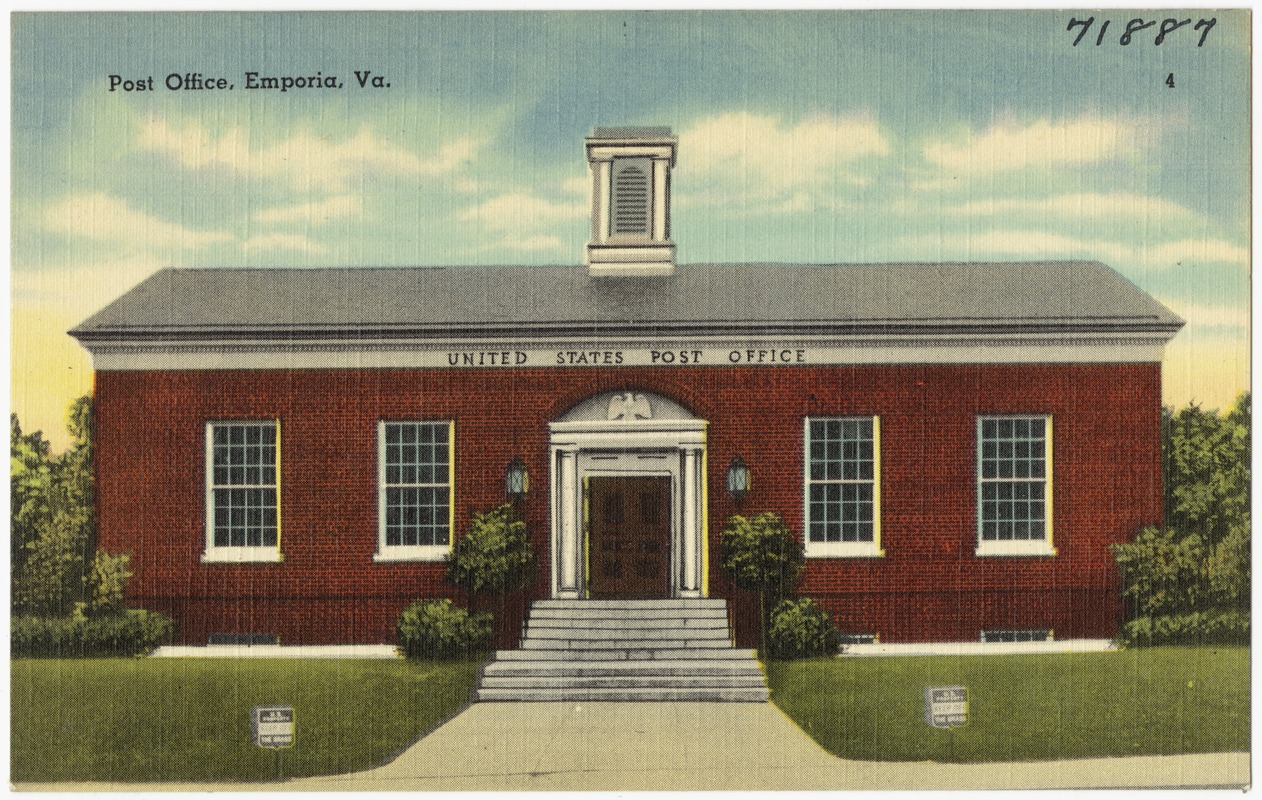 Post office, Emporia, Va. Digital Commonwealth