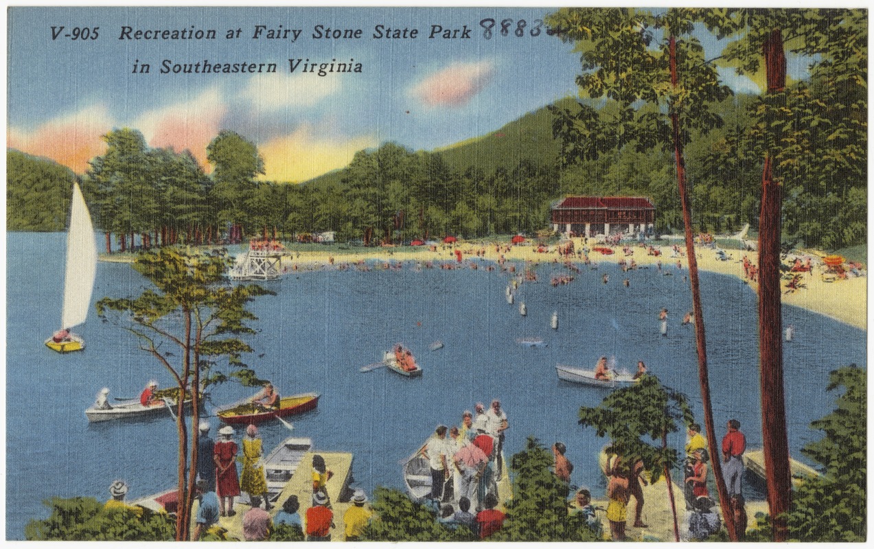 Recreation at Fairy Stone Park in Southeastern Virginia