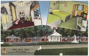 White House Motel, Fairfax, Virginia, routes 50 - 29 - 211 -- 12 miles west of Wash., D. C.
