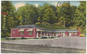 El Patio Motel, U.S. Route 1 -- 1 mile north of Fredericksburg, Falmouth, Virginia