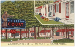Kit Carson Court, U.S. highways 15 & 460... 1 mile west of... Farmville, Virginia