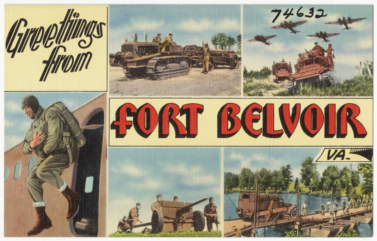 Greetings from Fort Belvoir, VA.