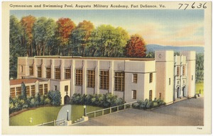 Gymnasium and swimming pool, Augusta Military Academy, Fort Defiance, Va.