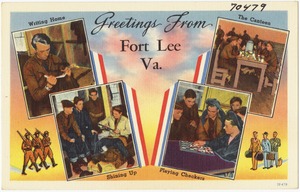 Greetings from Fort Lee, Va.