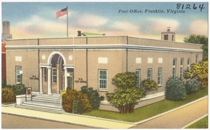 Post office, Franklin, Virginia