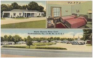 Martin Sherwin Motor Court, Fredericksburg, Va. -- 14 mi. No. on U.S. 1