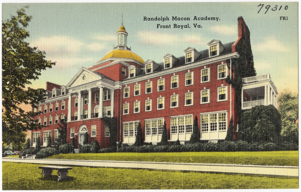 Randolph Macon Academy, Front Royal, Va. Digital Commonwealth