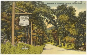 Entrance to Elizabeth Furnace Forest Camp