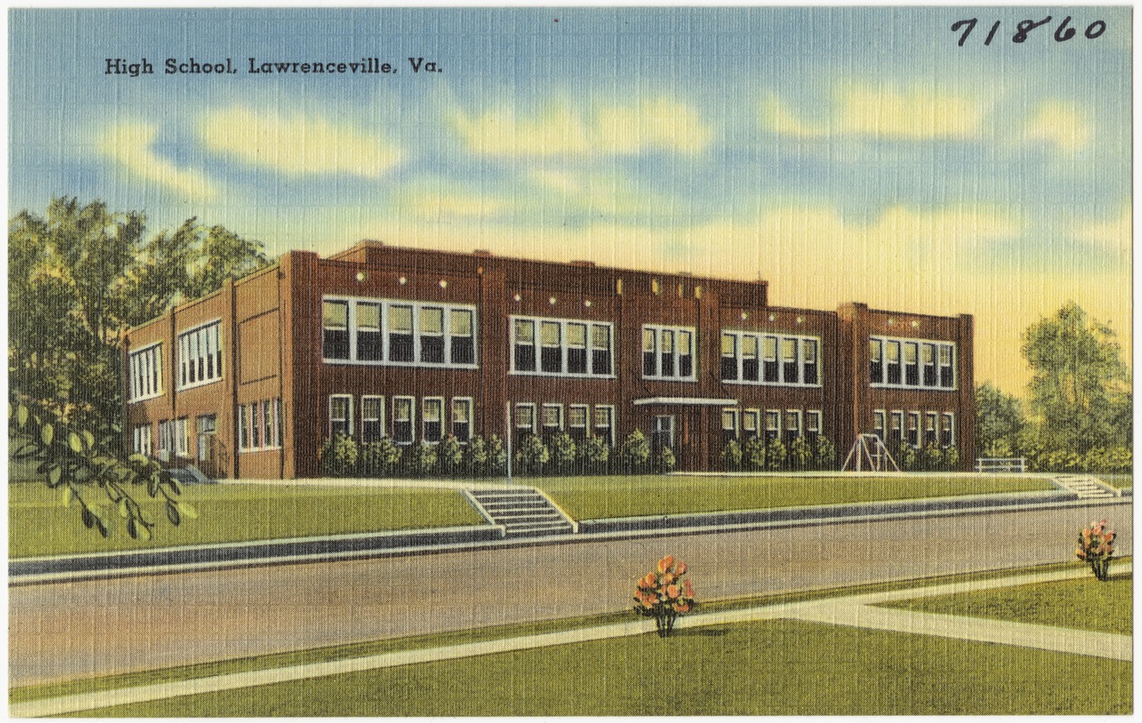 High school, Lawrenceville, Va.