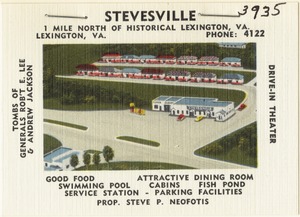 Stevesville, 1 mile north of historical Lexington, VA.