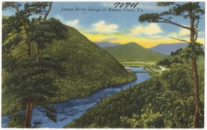 James River Gorge at Buena Vista, Va.