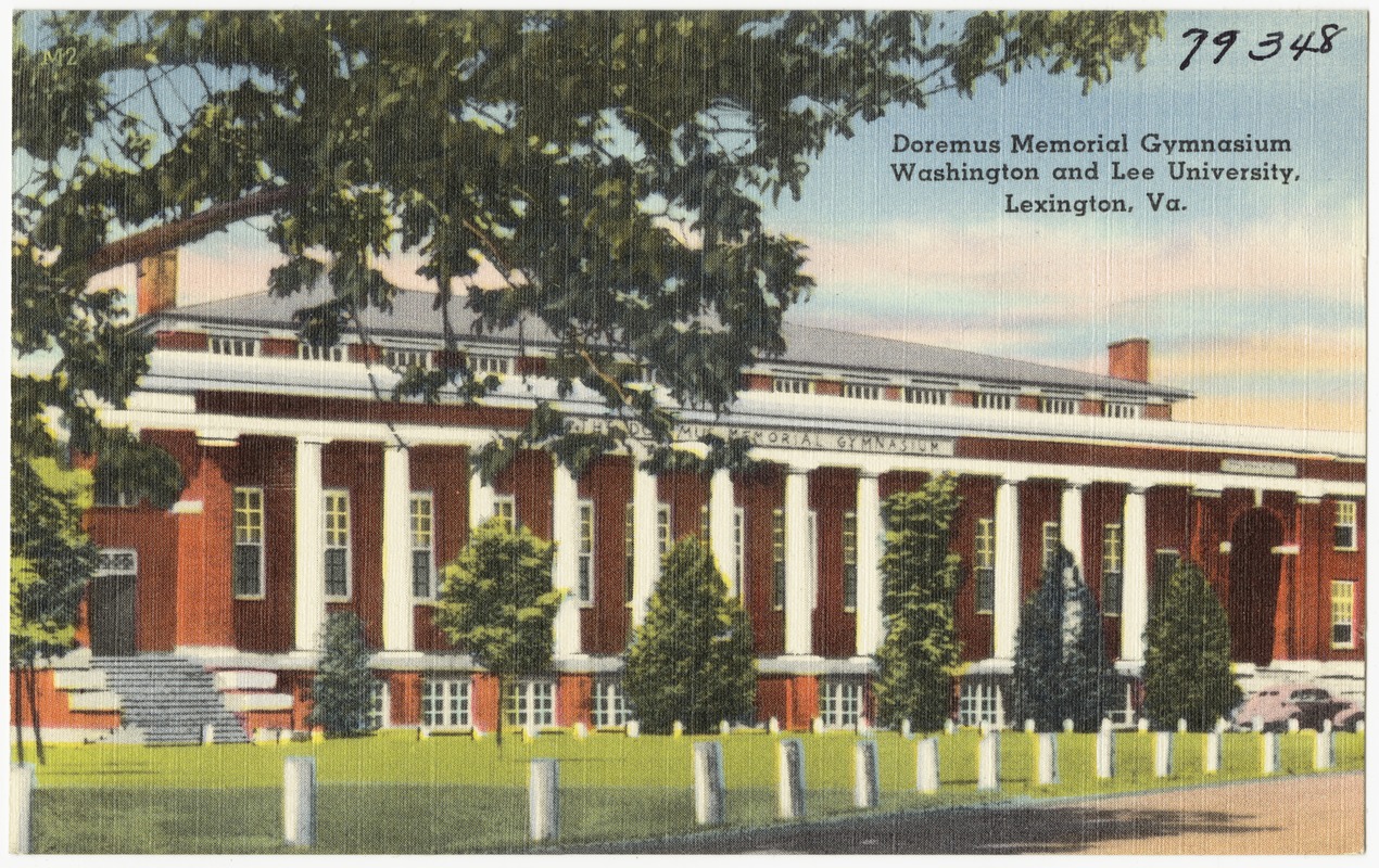 Doremus Memorial Gymnasium, Washington and Lee University, Lexington, Va. -  Digital Commonwealth