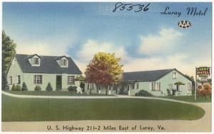 Luray Motel, U.S. Highway 211 - 2 miles east of Luray, Va.