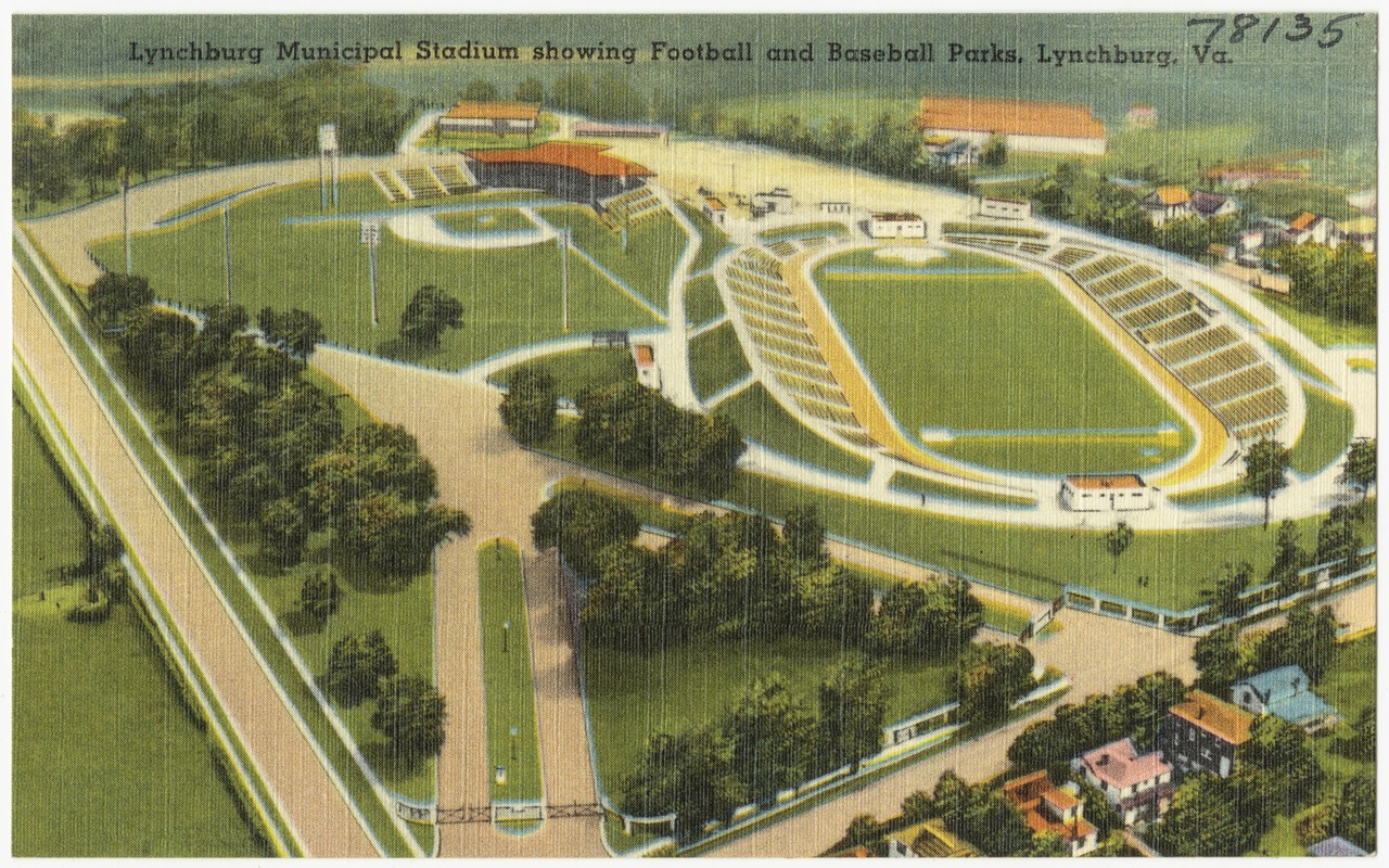 Lynchburg Municipal Stadium showing, football and baseball parks, Lynchburg, Va.