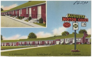 Augusta Motor Court, U.S. Highway 11, 1/2 mile south of Mt. Sidney, Virginia