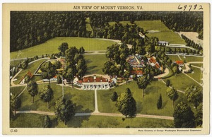 Air view of Mount Vernon, VA.