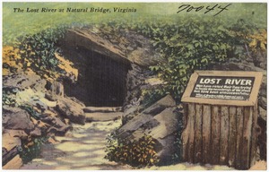 The Lost River at Natural Bridge, Virginia