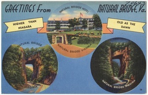 Greetings from Natural Bridge, Va.