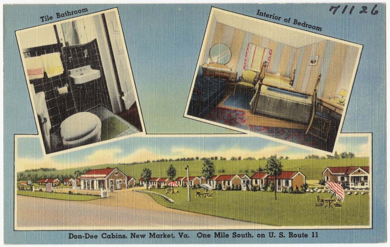 Don-Dee Cabins, New Market, Va., one mile south, on U.S. Route 11