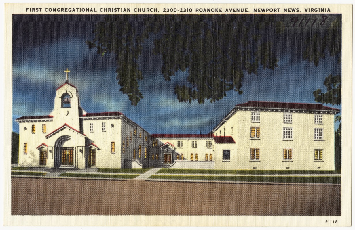 First Congregational Christian Church, 2300 - 2310 Roanoke Avenue, Newport News, Virginia