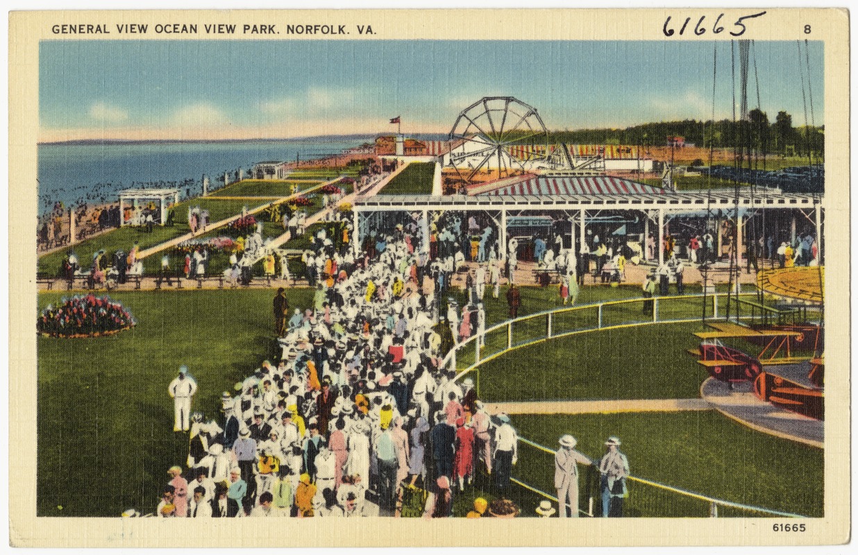 General view Ocean View Park, Norfolk, VA.