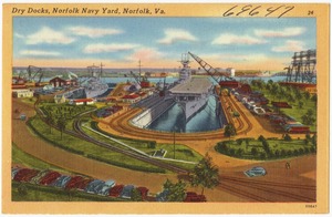 Dry docks, Norfolk Navy Yard, Norfolk, Va.