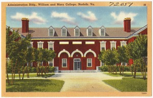 Administration bldg., William and Mary College, Norfolk, Va.