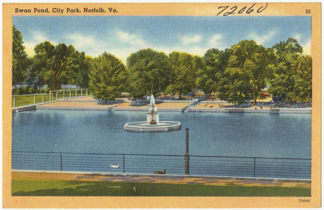 Swan Pond, City Park, Norfolk, Va.