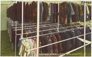 Interior view of Compeco's Modern Fur Storage Vault
